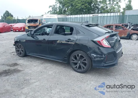 2018 Honda Civic Sport from USA, damaged, VIN SHHFK7H43JU421829